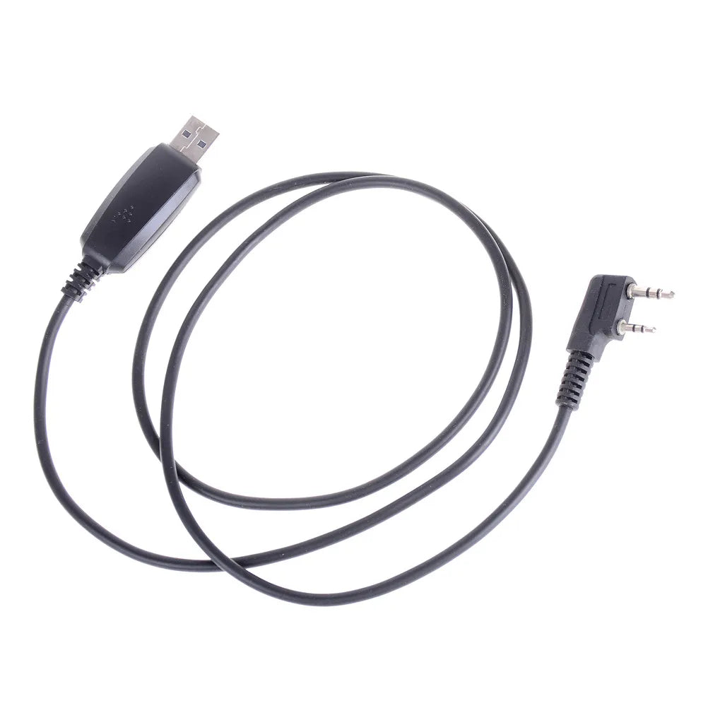 USB 2-Pin Programming Cable & Software CD for UV-5R BF-888S Radio Programming Cable Axl One Size