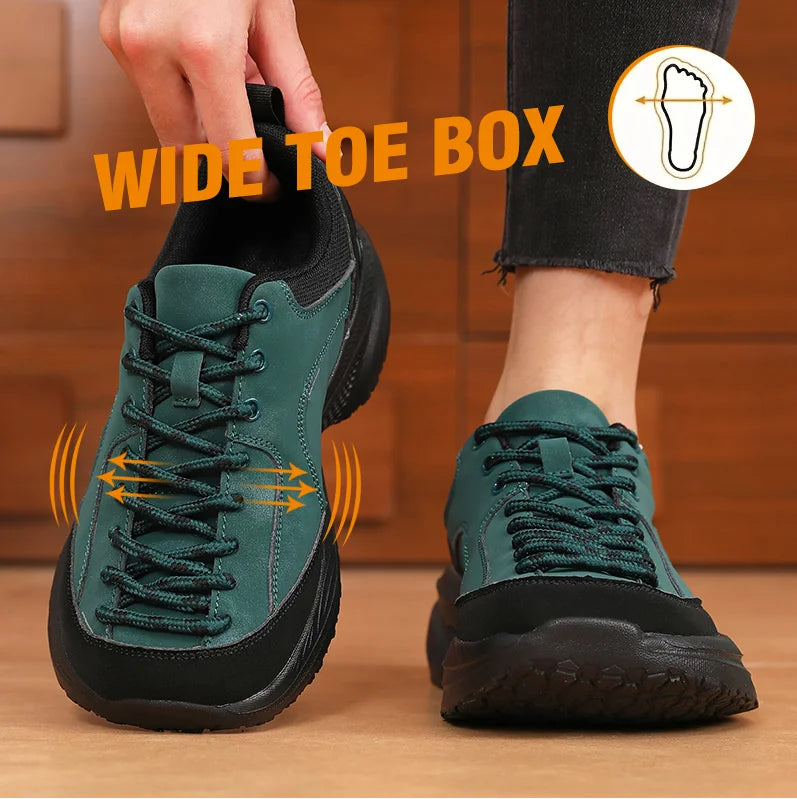 AZGB Barefoot Sneakers – Wide Toe Zero Drop Hiking Shoes Barefoot Sneakers Axl