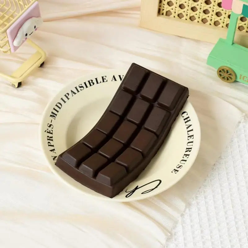 Slow Rising Chocolate Bar Squishy Fidget Toy – Coffee PU Foam Squishy Fidget Toy Axl