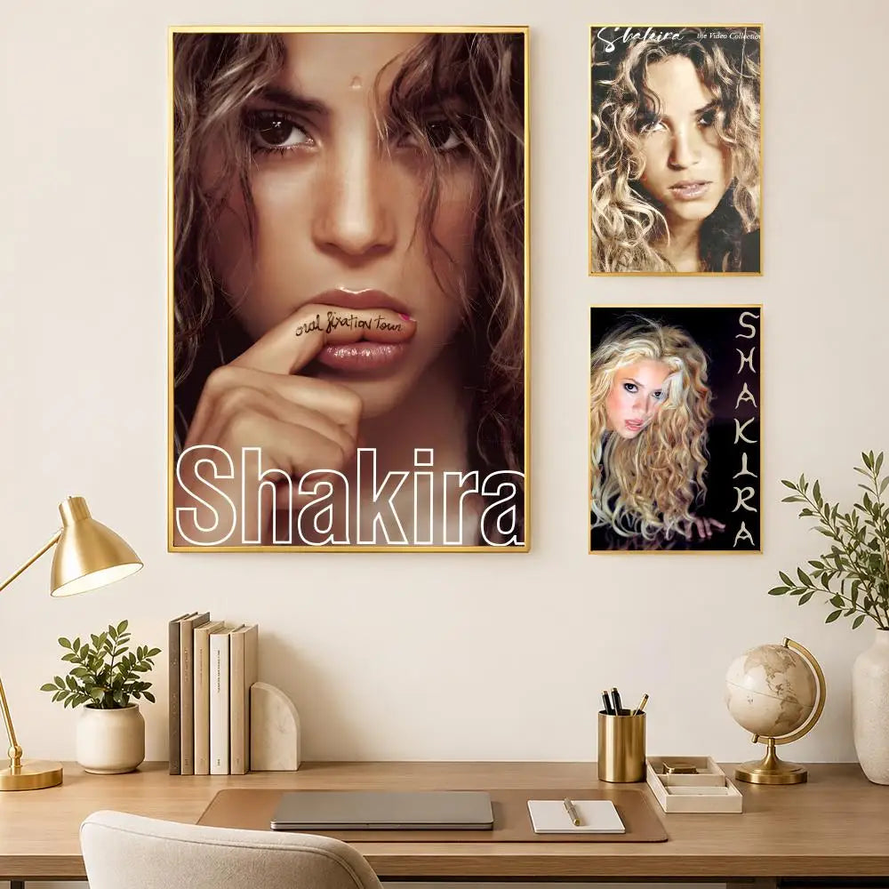 Shakira HD Self-Stick PVC Wall Poster – Waterproof Wall Art Wall Art Poster Axl