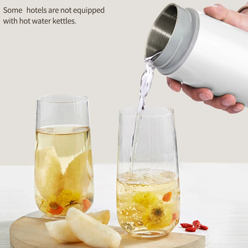 Portable Mini Electric Travel Kettle – 350ml Stainless Steel Cup Electric Travel Kettle Axl