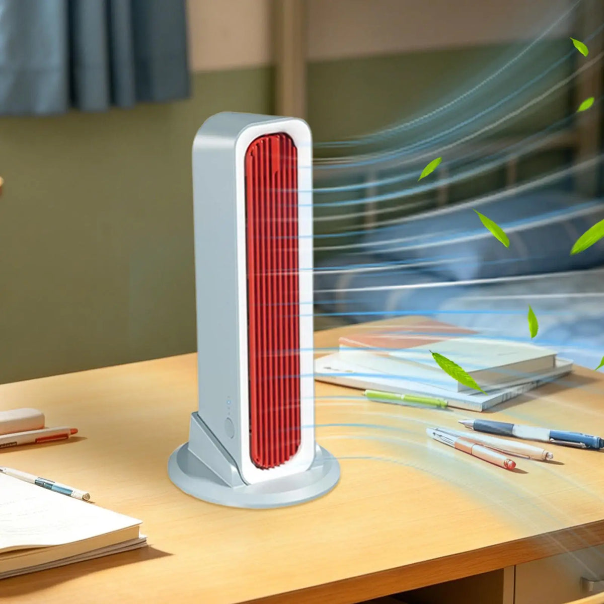 Bladeless Tower Fan 3 Modes Remote Control 4000mAh Battery Bladeless Tower Fan Axl