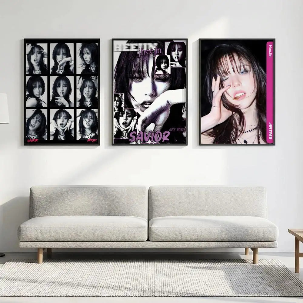 HeeJin HD Art Poster – Waterproof Sticky Wall Decor Wall Art Poster Axl