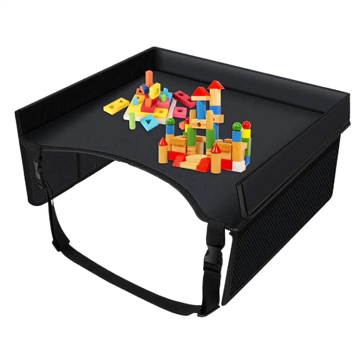 Kids Car Seat Travel Tray – Snack & Play Organizer Kids Travel Tray Axl