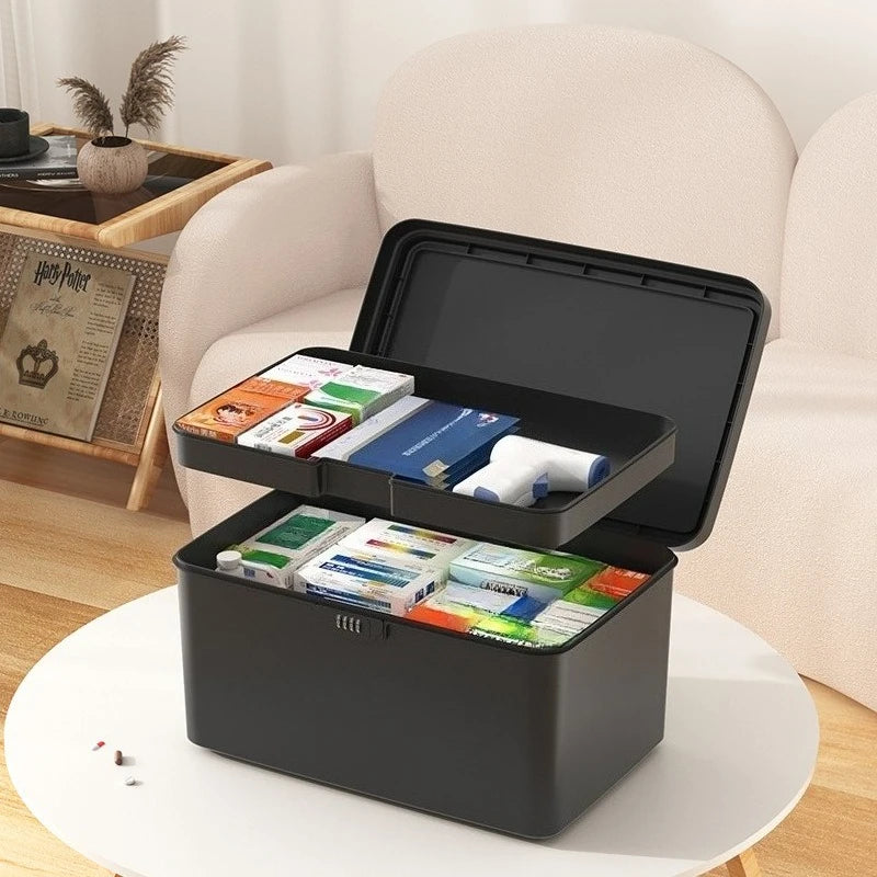 Portable Lockable Storage Box – 4-Digit Combination Lock Lockable Storage Box Axl