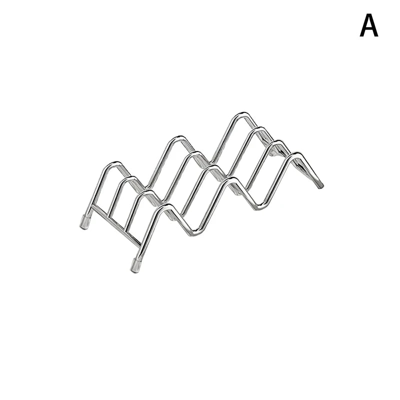 W-Shaped Stainless Steel Soap Holder with Drain Tray | Non-Slip Soap Dish Holder Axl A