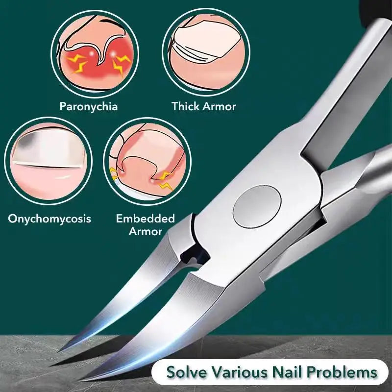 Professional Stainless Steel Pedicure Nail Clipper Set – 4 Pcs Pedicure Nail Clipper Set Axl