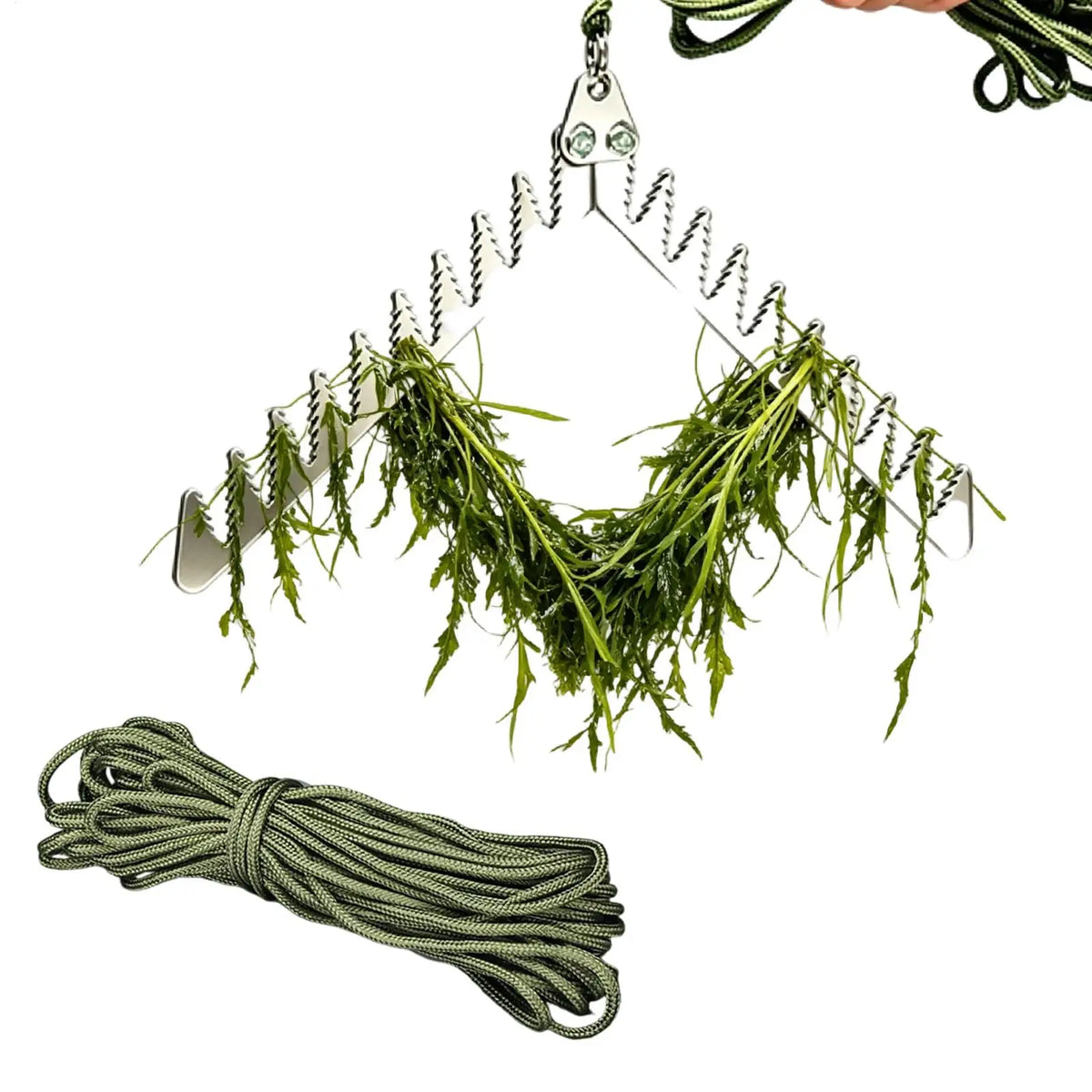 Foldable Pond Grass Cutter & Aquatic Weed Rake with 20m Rope Aquatic Weed Cutter Axl