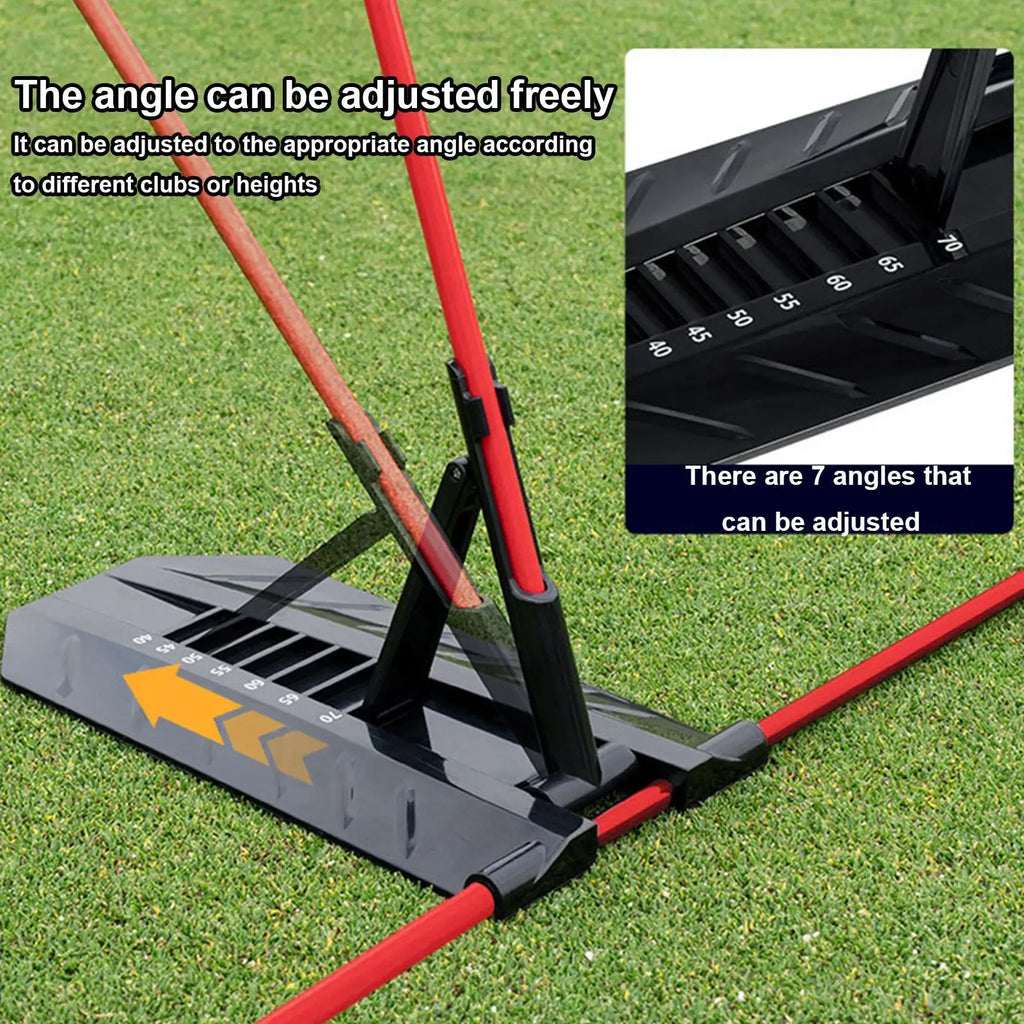 Portable Golf Swing Trainer – Alignment Stick Swing Plane Aid Golf Swing Trainer Axl