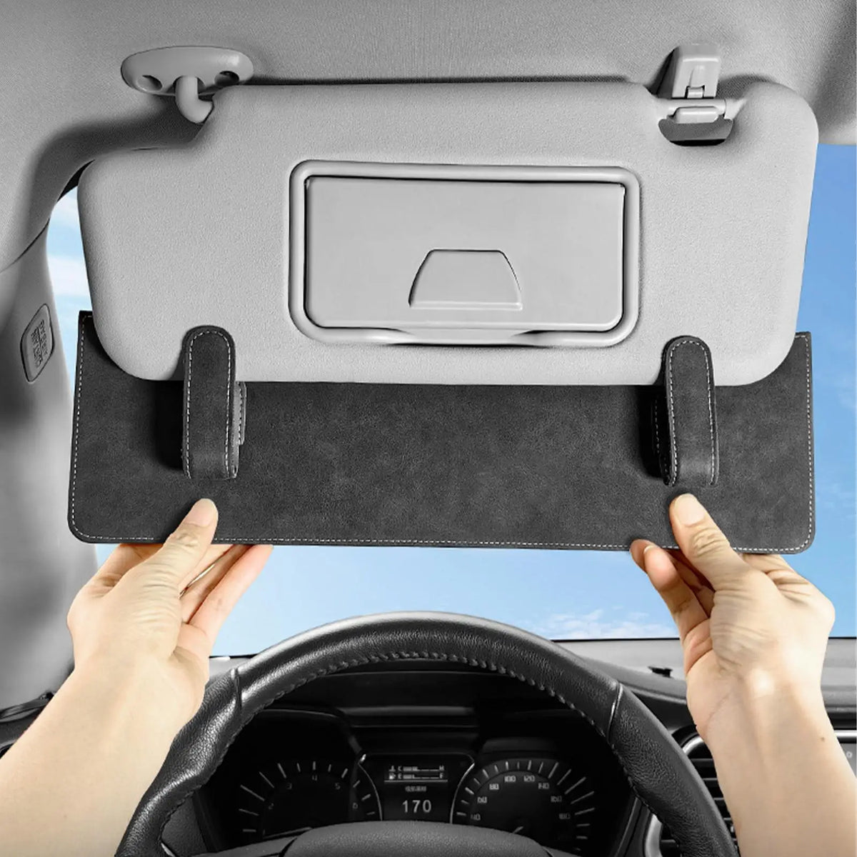 Polarized Car Sun Visor Extender – Anti-Glare Driving Shield Car Sun Visor Axl