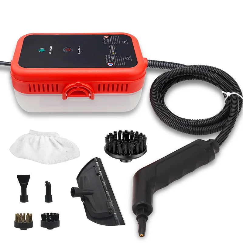 BALASHOV Handheld Steam Cleaner 1200W – Home, Kitchen & Car Handheld Steam Cleaner Axl Red 220 V