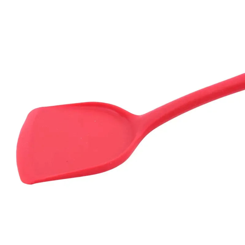 Food Grade Silicone Wok Spatula – Long Handle Kitchen Turner Silicone Kitchen Spatula Axl