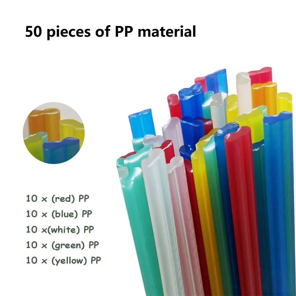 Plastic Welding Rods Kit – ABS PP PE PVC TPO Car Bumper Repair Plastic Welding Rods Axl