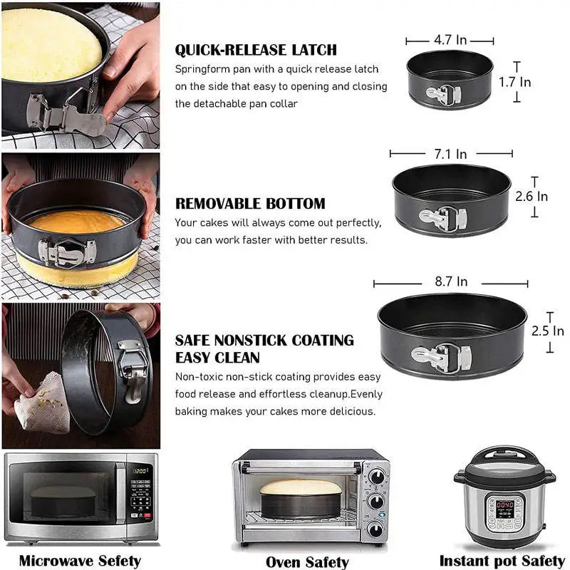 464-Piece Cake Decorating Kit – Turntable, Tips & Baking Tools Cake Decorating Kit Axl