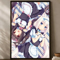 Nekopara Anime Self-Stick Wall Poster – HD Waterproof Décor Anime Wall Poster Axl White16 60X90cmNoframe