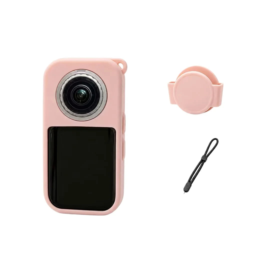 Silicone Case for Insta360 X6 – Protective Cover & Lens Cap Camera Protective Case Axl