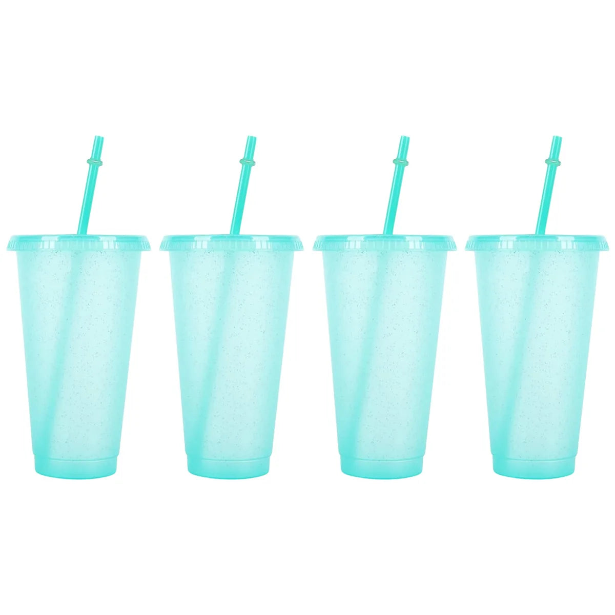 Reusable Acrylic Tumblers with Lids & Straws – 710ml 2/4 Pack Acrylic Tumbler Set Axl 4pcs blue