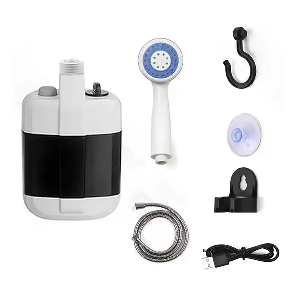 Portable Electric Camping Shower – USB Rechargeable Pump Camping Shower Pump Axl A SET