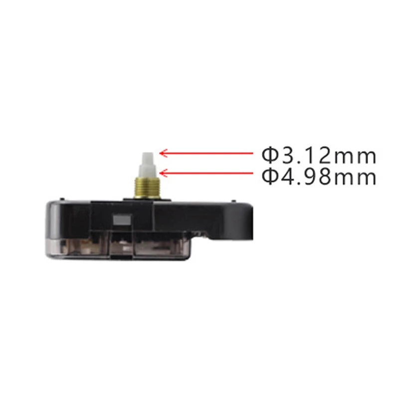 Silent Sweep Quartz Clock Movement – DIY Repair Kit 25mm Clock Movement Kit Axl