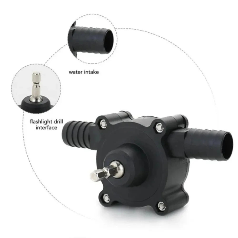 Portable Electric Drill Water Pump – Self-Priming Centrifugal Drill Water Pump Axl