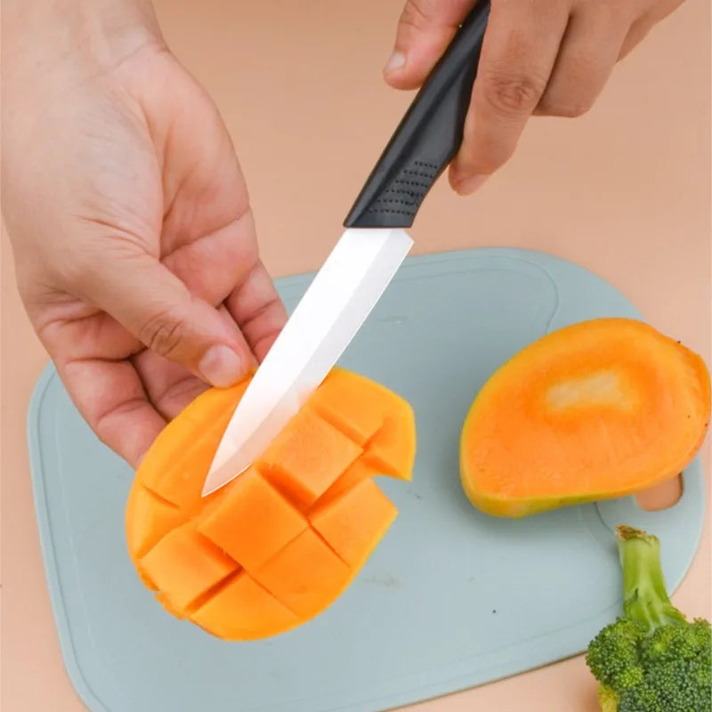 Ceramic Paring Knife Set 3" 4" 5" | Sharp Fruit Kitchen Knife Ceramic Paring Knife Axl