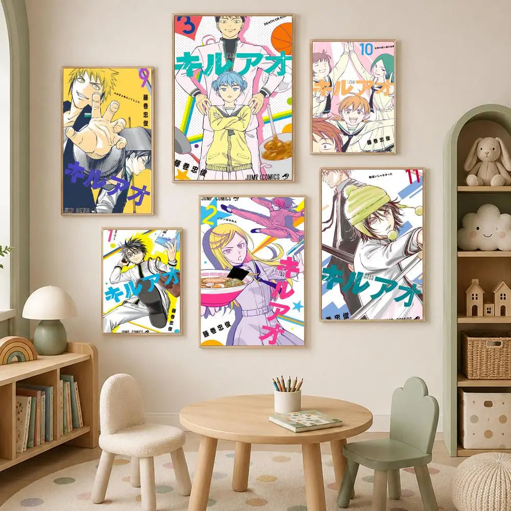 Anime Self-Stick HD Wall Art Poster – Waterproof Room Decor Wall Art Poster Axl