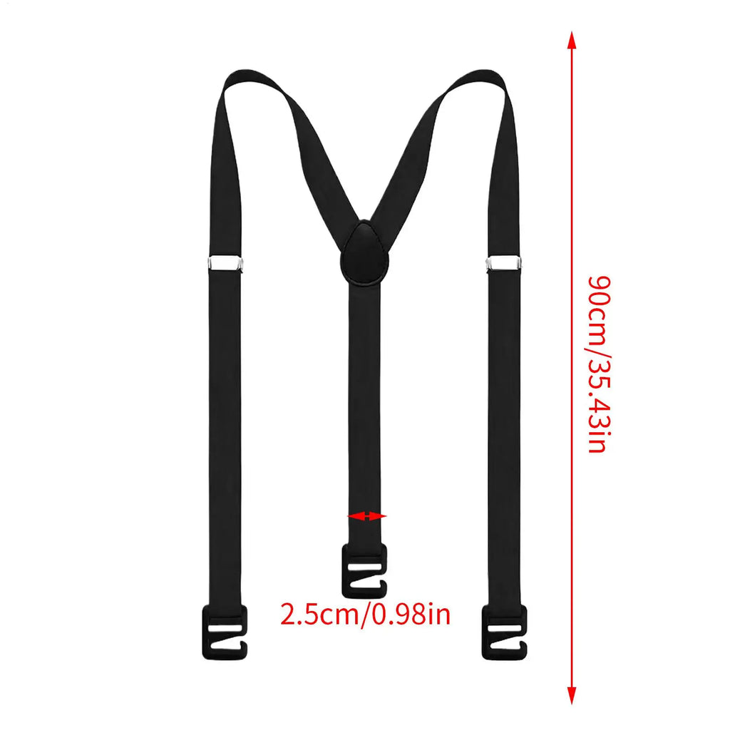 Men's Y-Back Invisible Suspenders – Adjustable Heavy Duty Suspenders Axl
