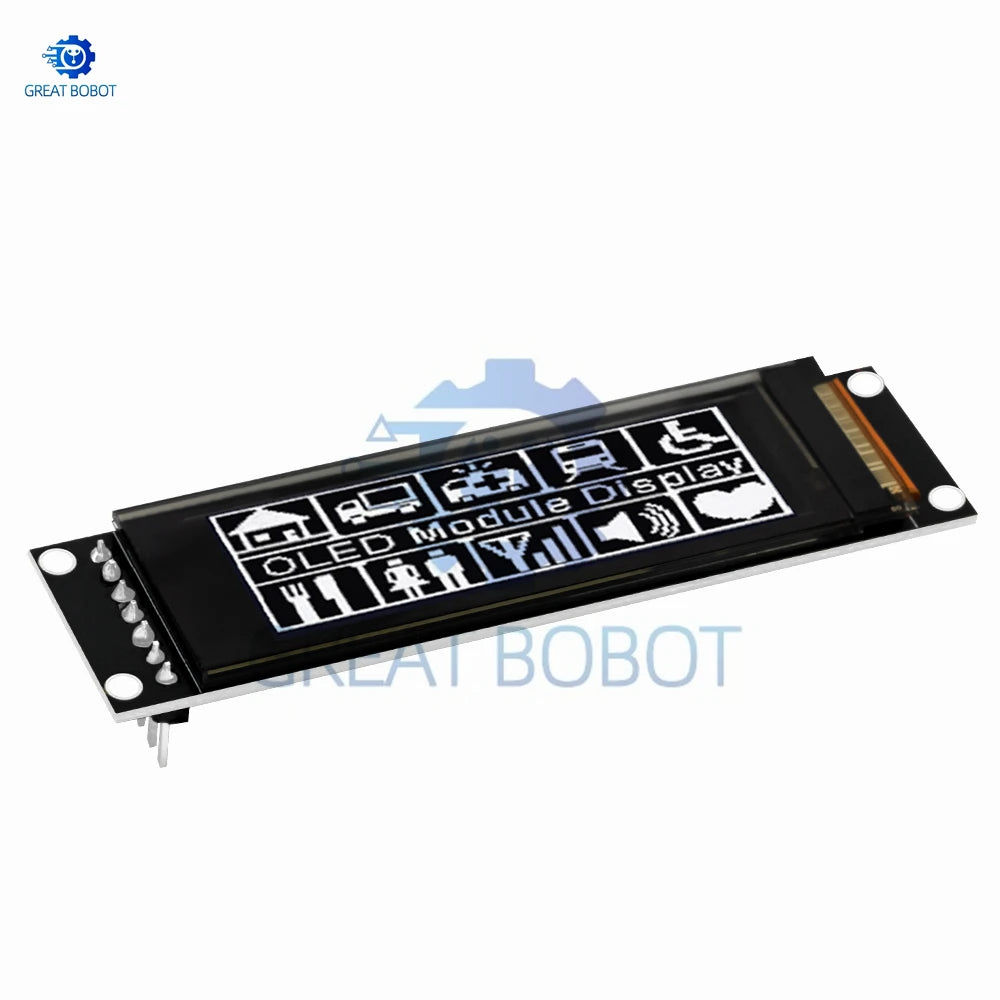 2.08" OLED Display Module 256×64 SH1122 Controller White OLED Display Module Axl