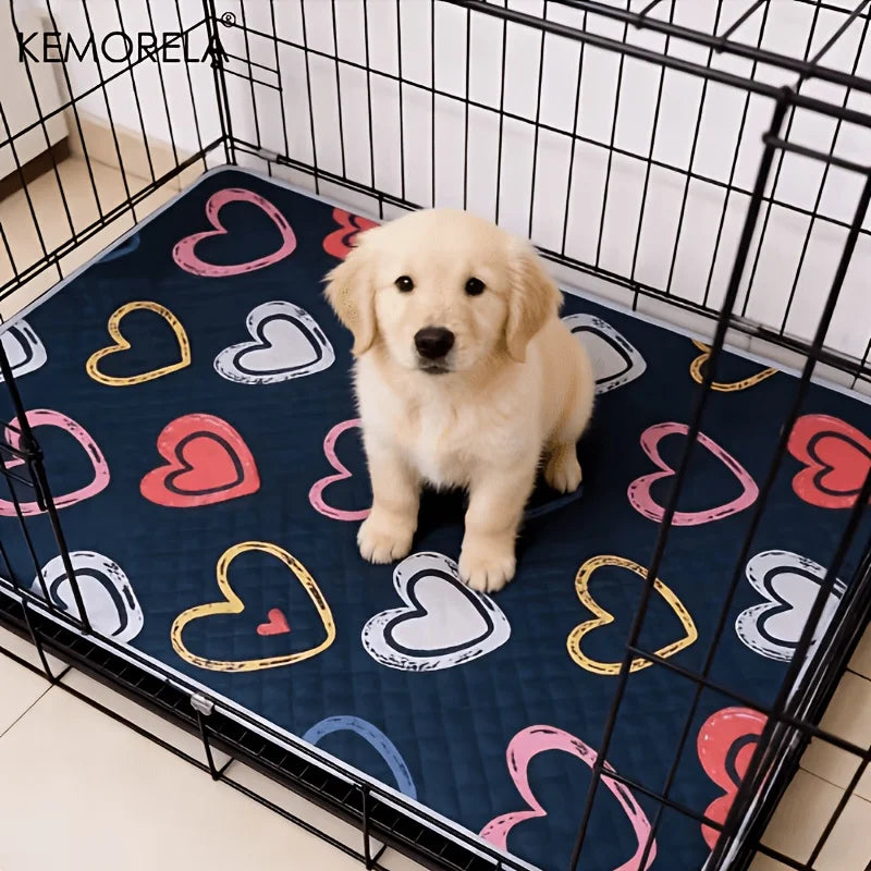 KEMORELA 2-Pack Washable Reusable Dog Training Pads Dog Training Pads Axl