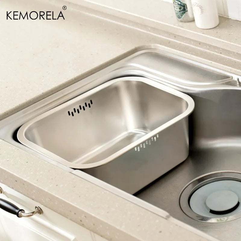 10L Stainless Steel Dishpan | Large Multipurpose Kitchen Wash Basin Kitchen Wash Basin Axl
