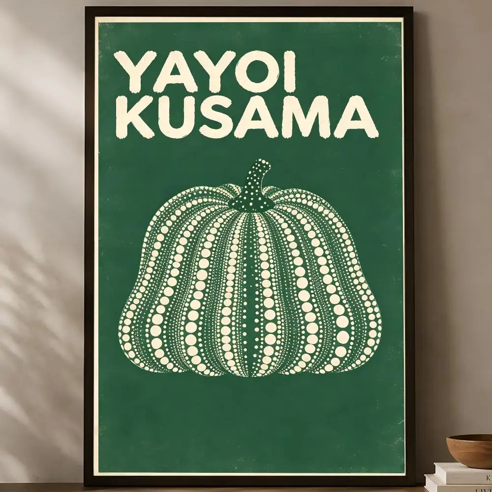Yayoi Kusama Wall Art Poster – Self-Stick Waterproof HD Wall Art Poster Axl