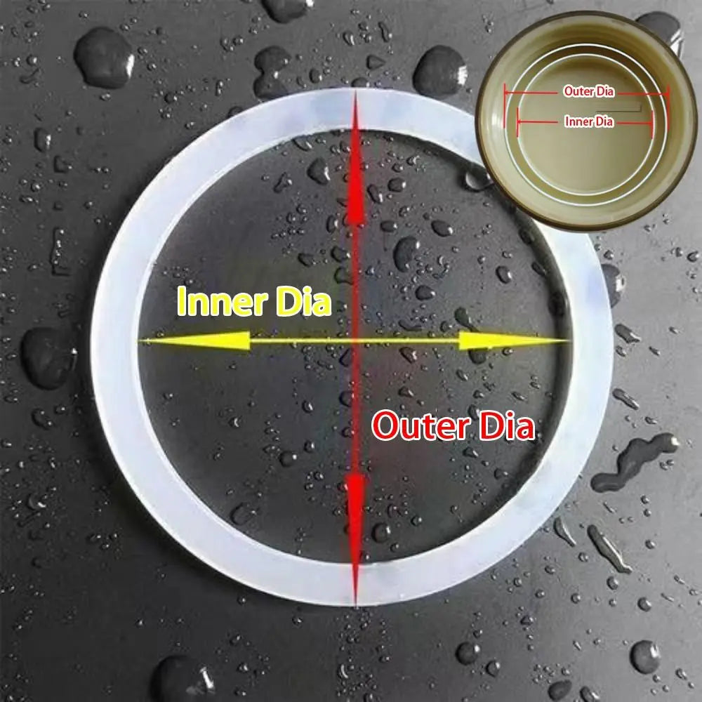 Food Grade Silicone Sealing Ring – Leak-Proof Cup Gasket Silicone Cup Gasket Axl