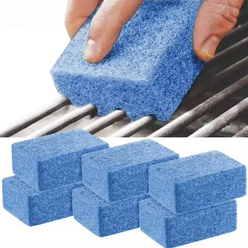 5-Pack BBQ Cleaning Sponges – Heat Resistant Non-Scratch Silicone BBQ Cleaning Sponge Axl