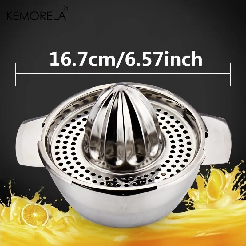 KEMORELA Stainless Steel Manual Lemon Squeezer & Juicer Citrus Juicer Axl