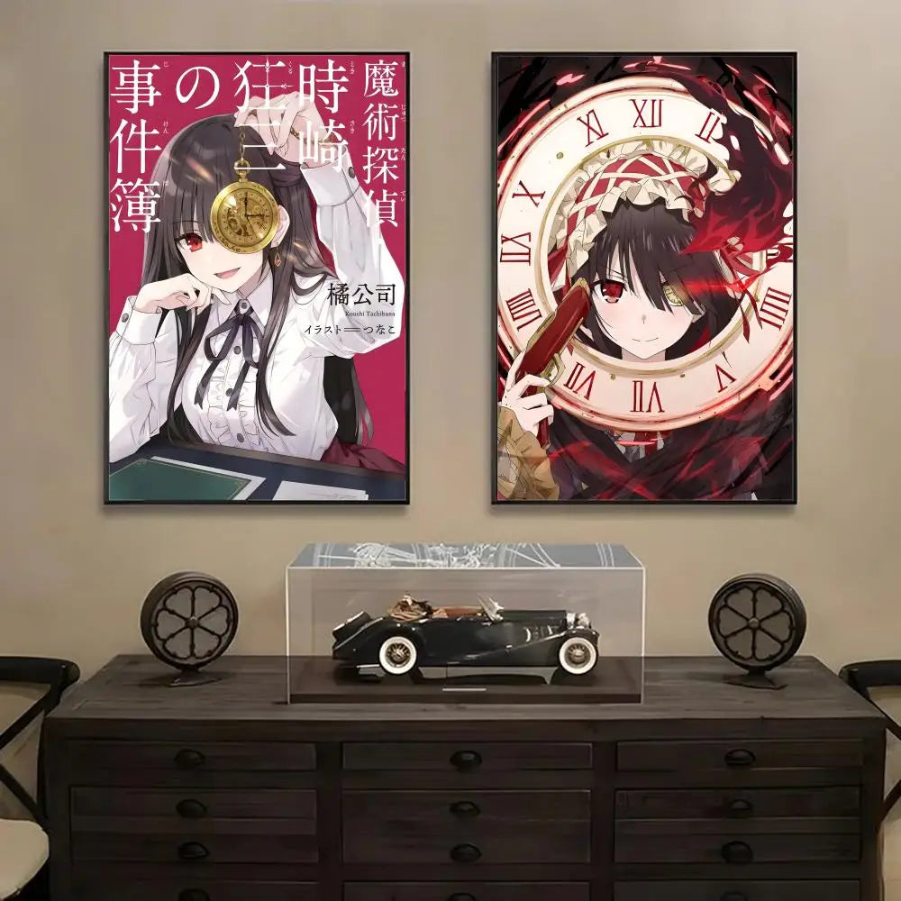 Kurumi Tokisaki Anime Wall Poster Sticker – HD Decal Art Anime Wall Decal Axl