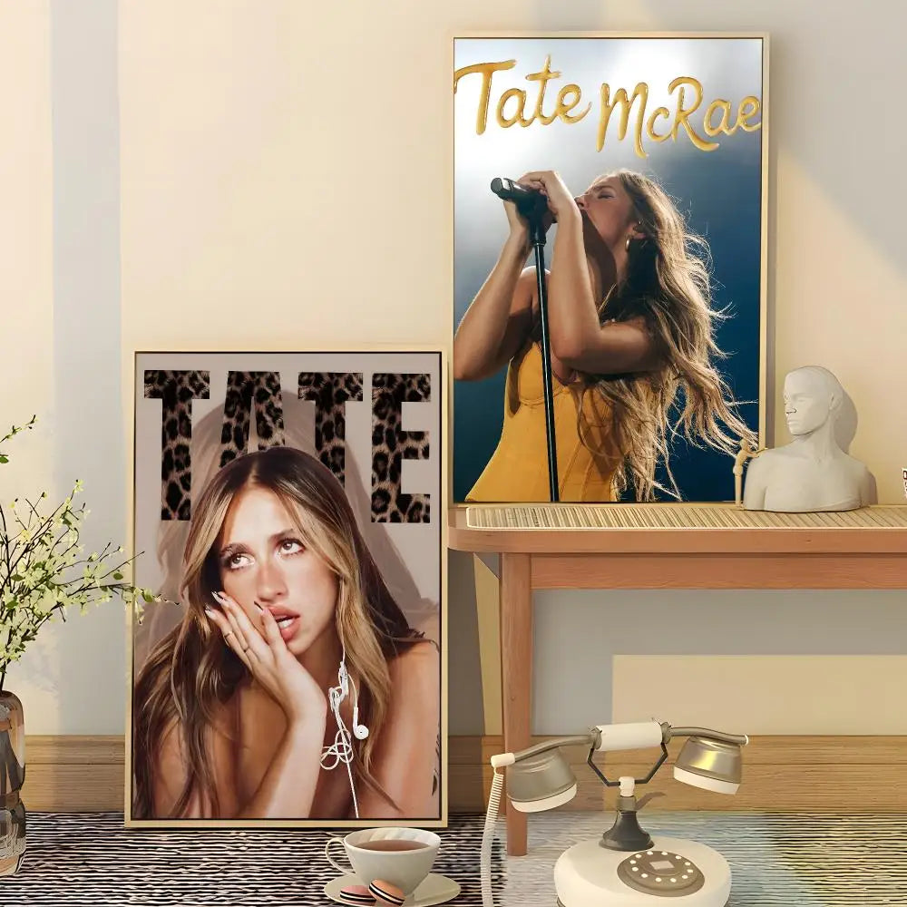 Tate McRae Poster – HD Waterproof PVC Wall Stickers & Décor Wall Poster Sticker Axl