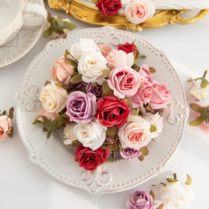 Artificial Silk Rose Heads Bulk – Wedding & Home Décor Artificial Silk Flowers Axl
