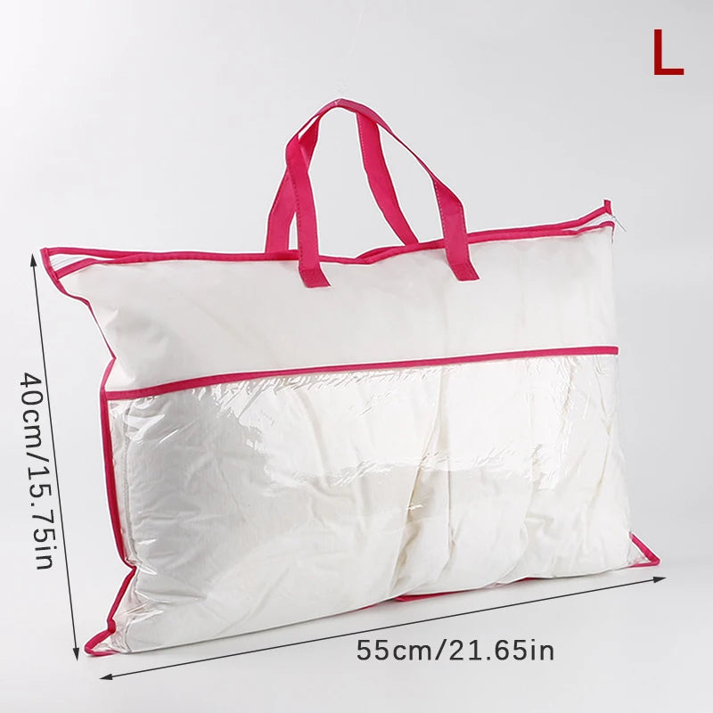 Non-Woven Zipper Storage Bag – Dustproof Quilt & Blanket Tote Storage Organizer Bag Axl L4