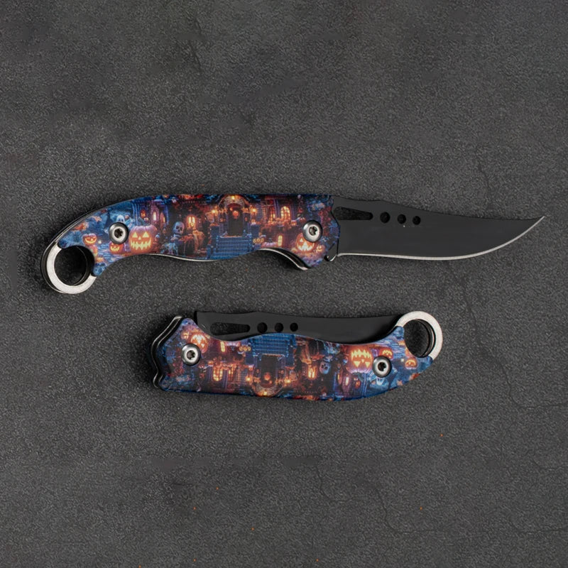 Mini Folding Pocket Knife – Stainless Steel EDC Camping Tool Folding Pocket Knife Axl 1pc knife HA3