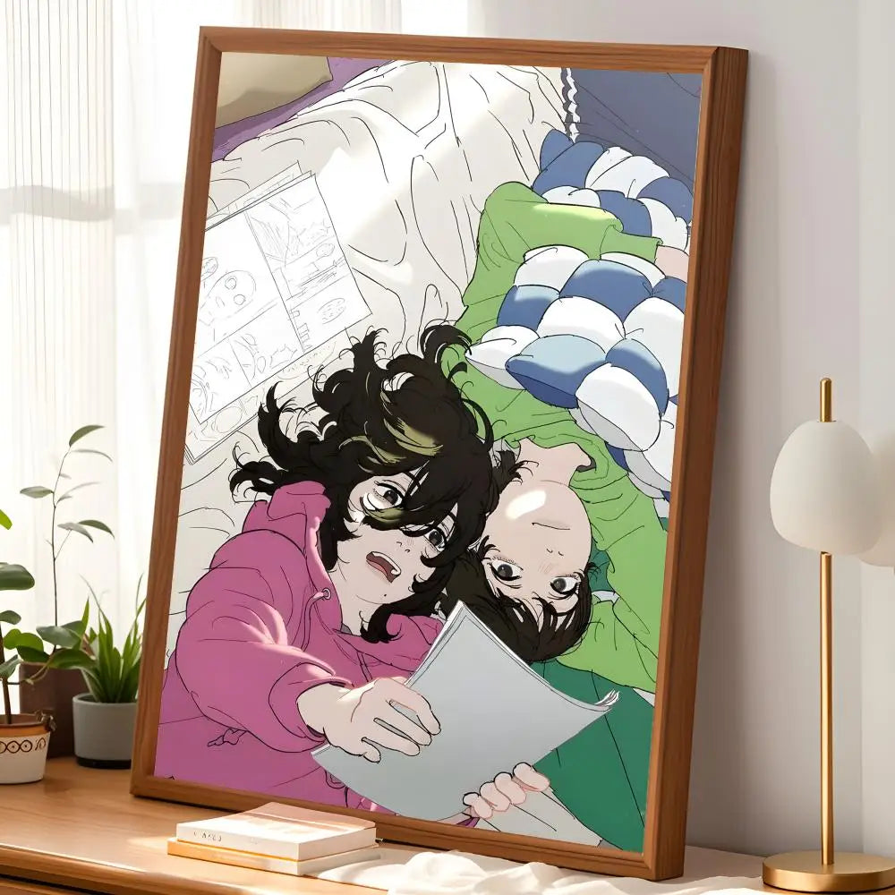 Look Back Manga HD PVC Self-Stick Wall Art Poster – Waterproof Wall Art Poster Axl