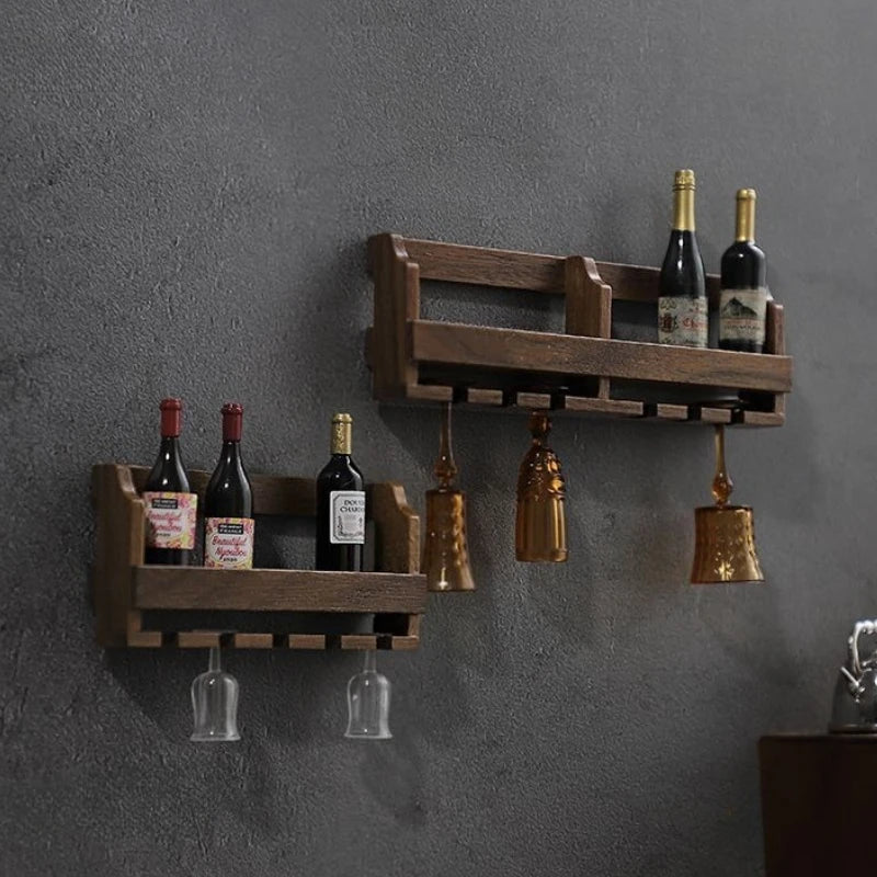 Wooden Mini Wine Rack Figurine – Dollhouse Shelf Ornament Decorative Figurine Axl