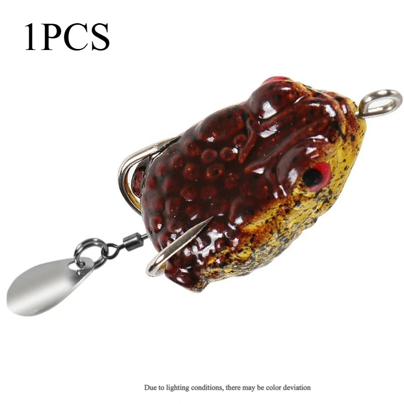 Mini Bullfrog Soft Frog Fishing Lure 2.5cm 3g | Thai Style Bait Soft Fishing Lure Axl 05-1PCS