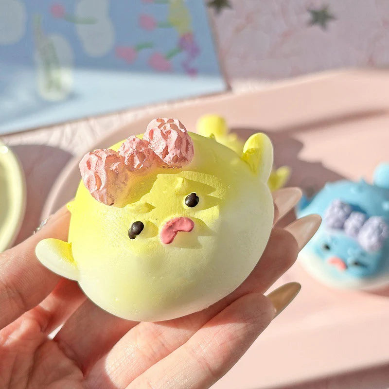 Angry Puffer Fish Squishy Toy – Fun Sensory Squeeze Ball Squishy Stress Toy Axl