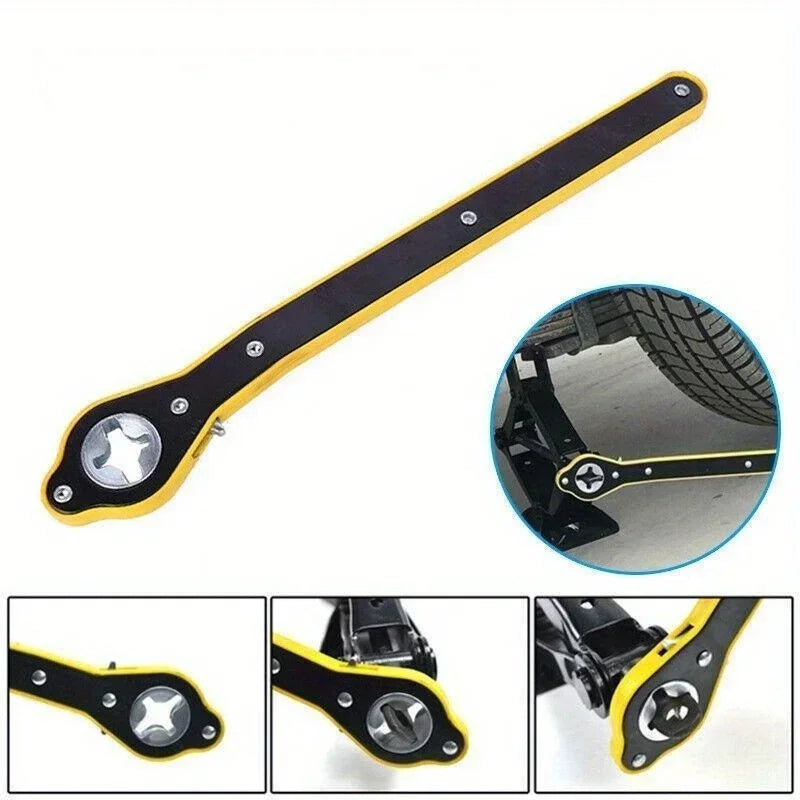 Cross Lug Wrench – Labor-Saving Car Jack & Tire Removal Tool Lug Wrench Tool Axl