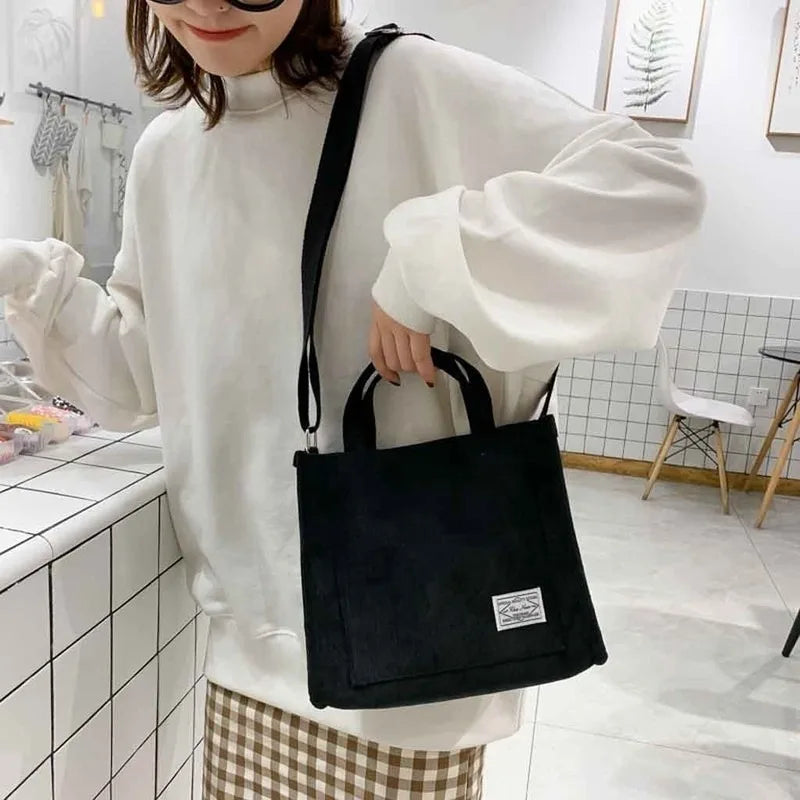 Women's Corduroy Crossbody Bag – Retro Vintage Shoulder Bag Crossbody Shoulder Bag Axl