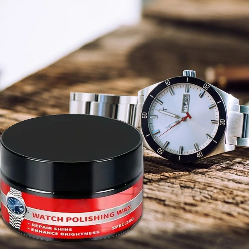 Watch Scratch Removal Polish Paste with Sponge – Glass & Steel Watch Polish Kit Axl