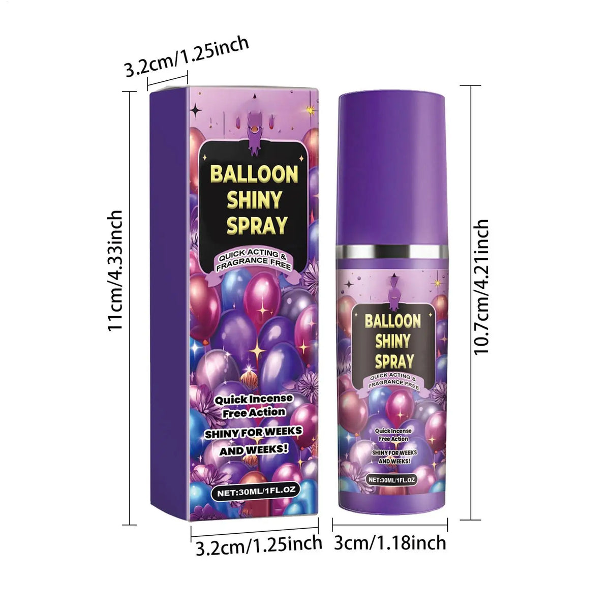 Balloon Gloss Spray – High Shine & Fade-Resistant, 30ml Balloon Gloss Spray Axl