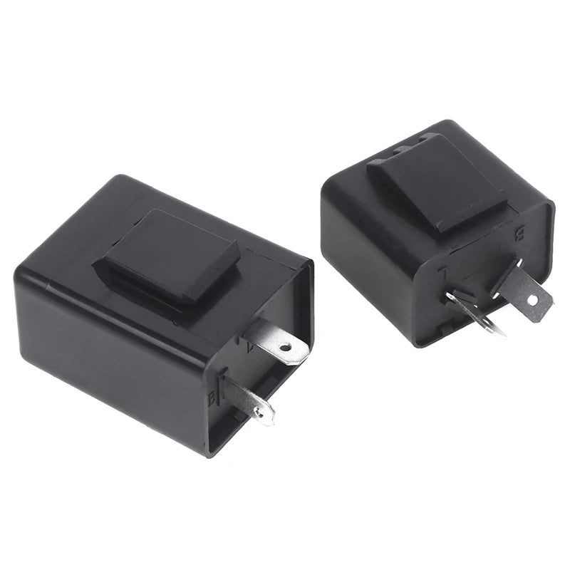 2-Pin Flasher Relay 12V 48V 60V – Buzzer Blinker Turn Signal Flasher Relay Axl