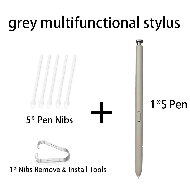 Samsung Galaxy S25 Ultra Replacement Stylus Pen + 5 Nibs Replacement Stylus Pen Axl Grey