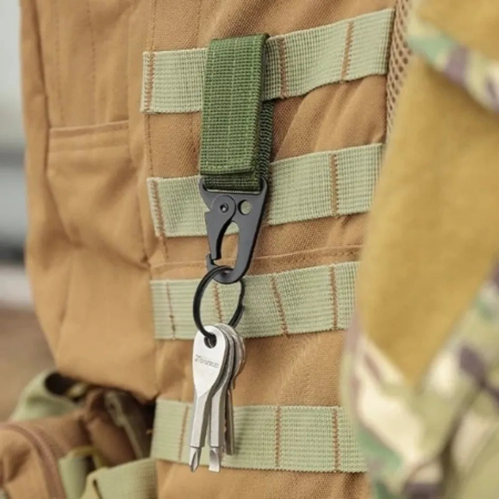 Nylon Carabiner Key Hook Belt Clip | Outdoor Camping Buckle Carabiner Belt Clip Axl